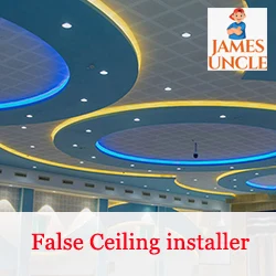 False Ceiling installer Mr. Niranjan Halder in Aswini Nagar 1